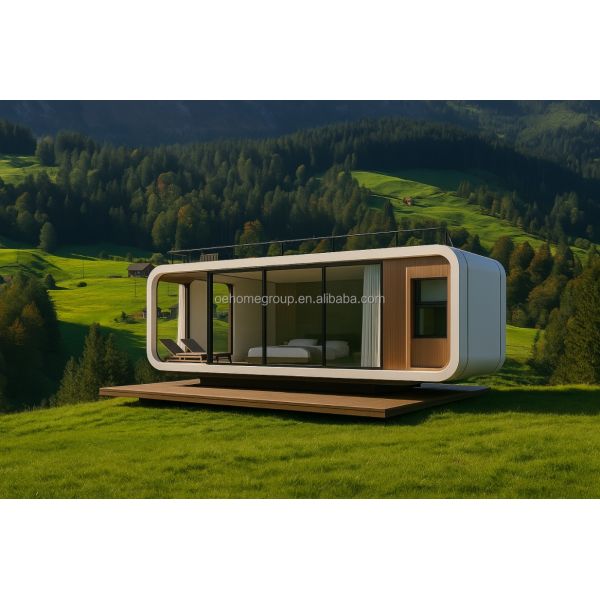 Soundproof OEM ODM Modular Private Office Pods Outdoor Capsule For Exterior Garden Backyard