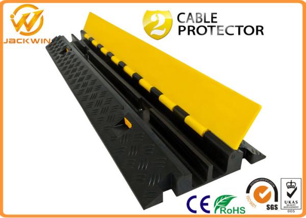 Yellow Jacket Rubber Cable Protector Ramp / Cable Cover / Cable Tray 2 Channel