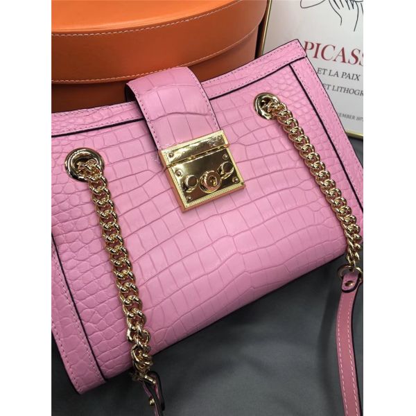 Fancy Genuine Crocodile Belly Skin Female Small Purse Women Flap Bag Exotic Alligator Leather Lady Single Shoulder Bag