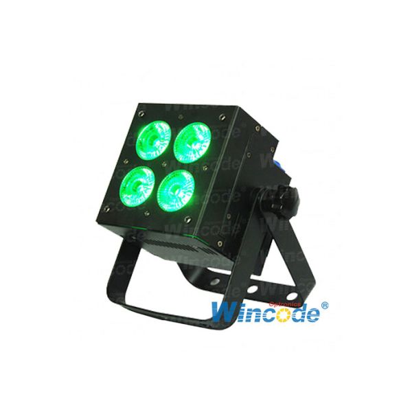 4×18W RGBWA+UV 6 в 1 LED Par Light, LED Flat Par Light, LED Uplight для свадебных Dj Events