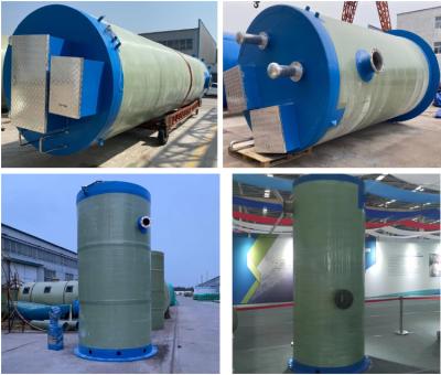 Prefabricated Frp Integrated Pumping Station Rural Municipal Pipe Network Sewage and Rainwater Lifting Pumping Station