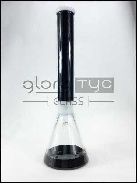 18 Inch Water Pipes Glass Bongs 19mm Join Beaker Recycling Hookah Tube