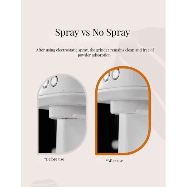 Custom Logo Acceptable Portable 10ml Anti-Fly Spray Bottle for Coffee Beans in Black