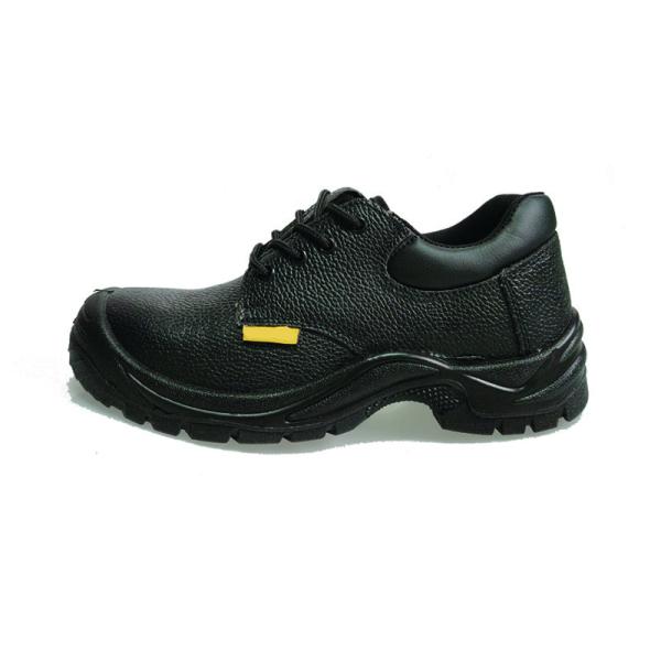 Shengjie Mid-Top Black Anti-Smash Steel Toe Anti-Puncture Work Shoes Men'S Embossed Leather Work Safety Shoes