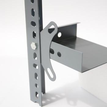 Estante de trabajo ligero de metal ajustable Estante de hierro de ángulo ranurado