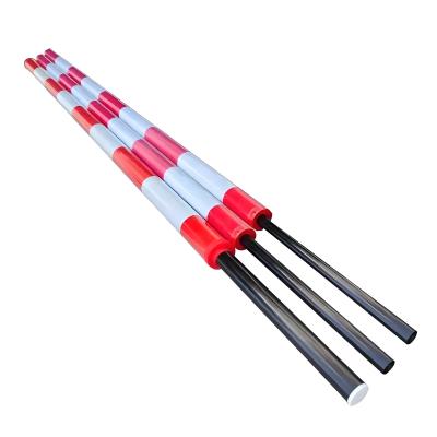 Advanced Shiny Stickers Foam Wrapped Carbon Fiber Round Rod Boom for Parking Automatic Barrier Gate