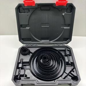 17PC High Carbon Steel Hole Saw Set Black Oxide / Spray Painted