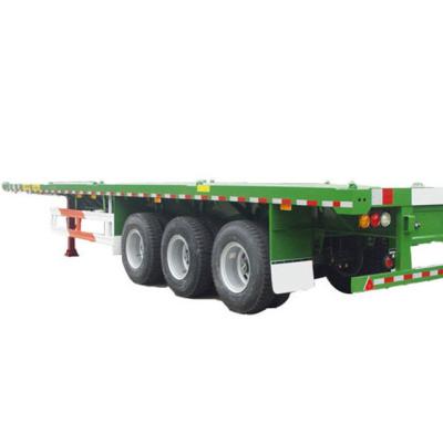 de 1300mm do leito do recipiente caminhão do leito do reboque 20ft semi para a carga de maioria