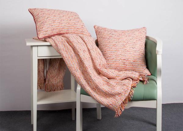 Midweight Fabric Couch Throw Blanket Multiple Colors Pattern Customized