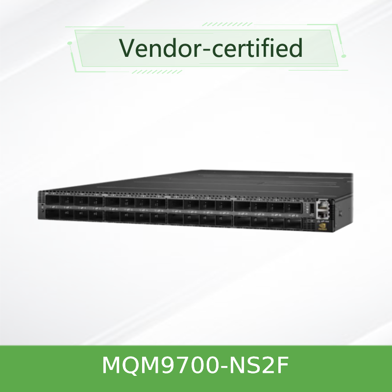 Коммутатор Mellanox Network Switch MQM9700-NS2F(920-9B210-00FN-0M0) Infiniband 400G 16.8 Тбит/с для сервера
