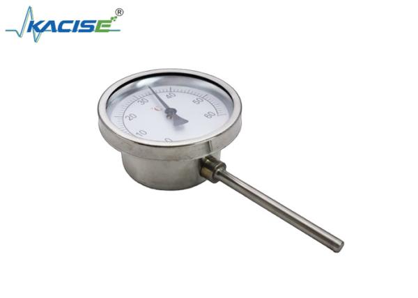 Industrial Grade WSS-411W Bimetal Thermometer with Custom Stem Length