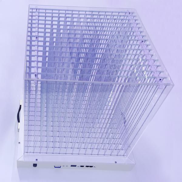 Cubo LED para Decoração 50000 Horas Duração de vida 11,59kg Peso do produto Caixa de exposição 3D