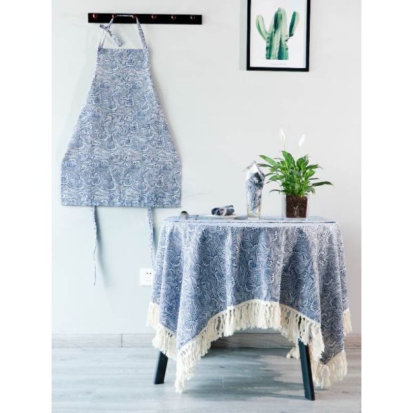 Printing Polyester Cotton 65 * 80cm Kitchen Cooking Apron