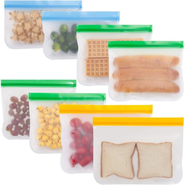 OEM Reusable Ziplock Bags Vegan Ziploc Compostable Sandwich Bags