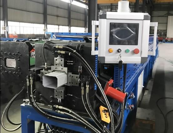 235Mpa Gutter Roll Forming Machine For Purlin Guard Seamless Gutter Roll Former Bending