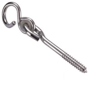 Carbon Steel Swing Hanger Hook Screw Bolt Pig Nail Type Swing Hardware