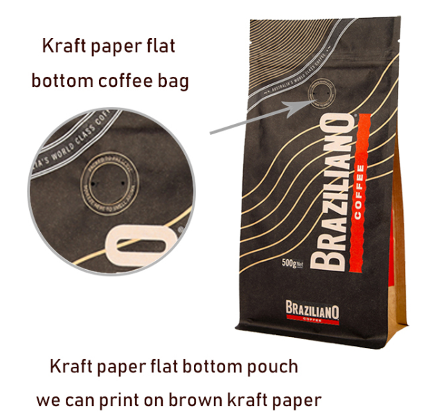 Сумки 200-400microns мешка кофе стойки алюминиевой фольги внутренние вверх напечатанные упаковывая