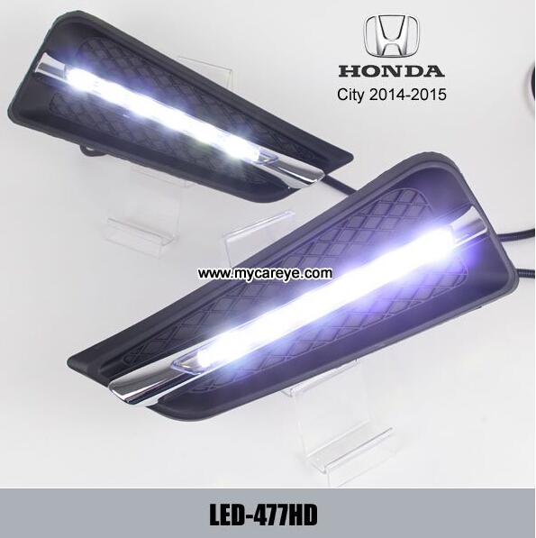 HONDA City 2014-2015 DRL LED Daytime Running Lights car exterior light