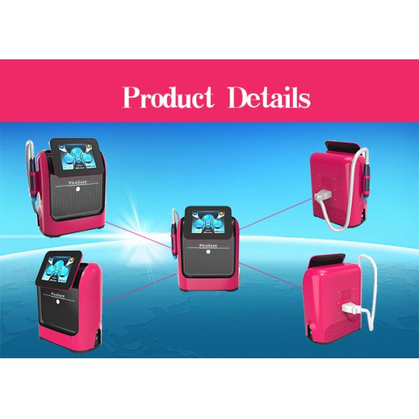 Picosure / Nd Yag Laser Tattoo Removal Machine Portable  Type With Touch Screen