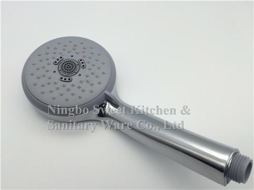 hot sale ABS material chrome plating five functions shower head hand shower rain shower sanitary ware accessories