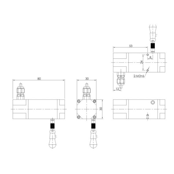 NS-WY09 Series Small Size Motion Detector Pull Wire Displacement Sensor