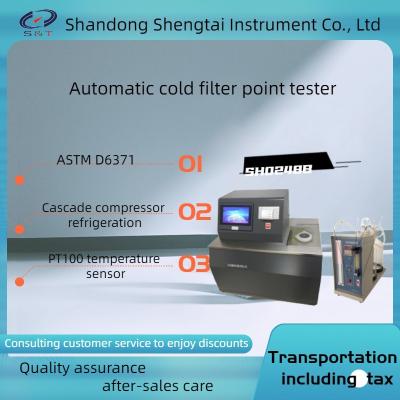 Verificador frio totalmente automático diesel do ponto do filtro do equipamento de testes SH0248B do combustível