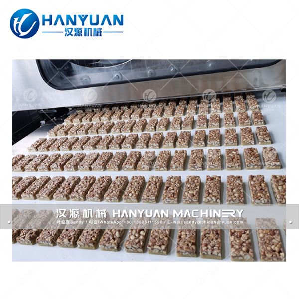 Automatic Cereal Bar Making Machine with 300~400kg/h Capacity, Adjustable Cutting Size, and Active Air Conditioner Refrigeration