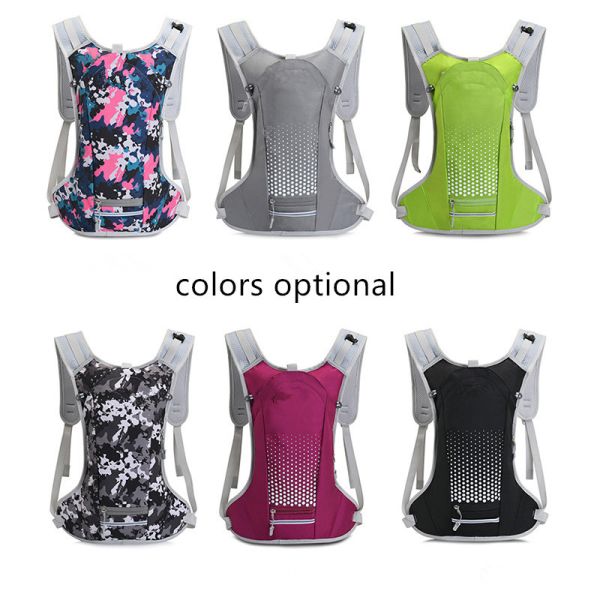 Custom Sports Waterproof Cycling Backpack With Helmet Cover Hydration Pack Bag