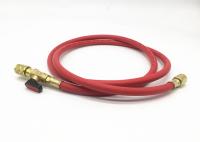 Tuyau de remplissage réfrigérant flexible de R410A avec le robinet à tournant sphérique pour l'état d'air