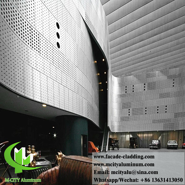 Panneaux décoratifs de protection de la vie privée en extérieur Clôture métallique Écran en aluminium avec conception de découpe laser