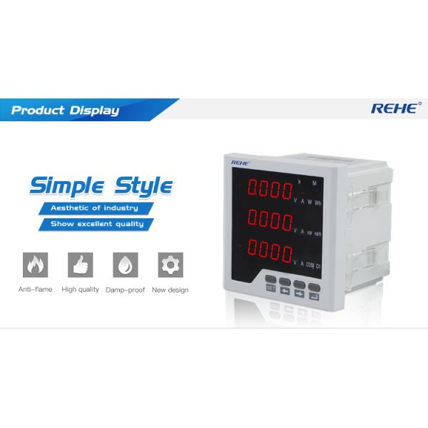 High quality True RMS Digital current voltage frequency amp volt hz multimeters