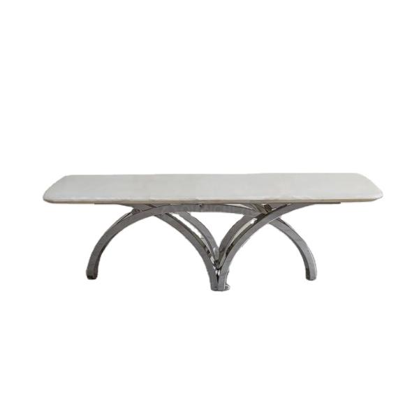 Mobília de jantar moderna dos pés de aço inoxidável do metal para a decoração do escritório domiciliário
