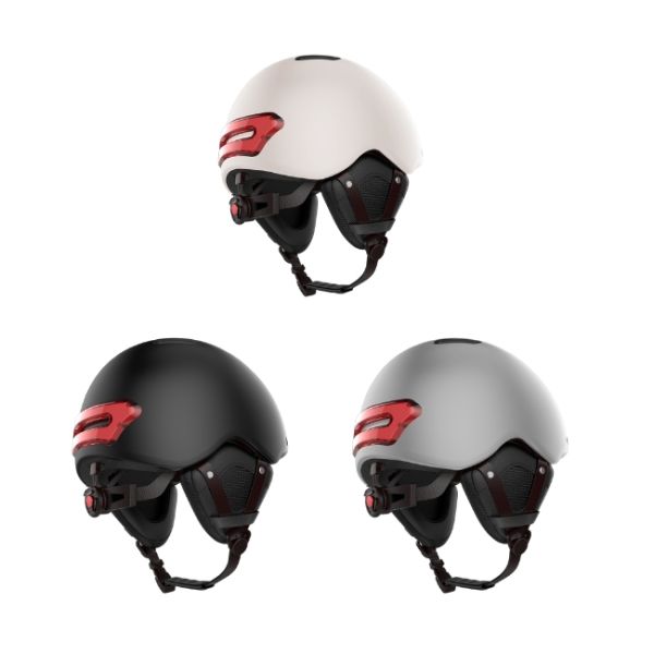 Шлемы велосипеда горы розового шлема стоп-сигнала мотоцикла BT 5,0 умные