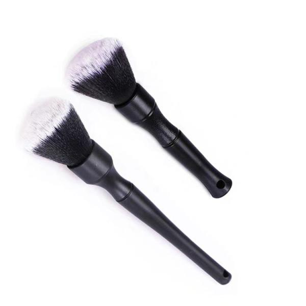 Soft Bristles And Strong Resilience Natural Hog Bristle DF Model Detailing Brush For Car Interior Cleaning