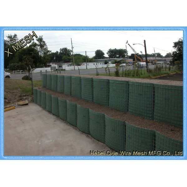 Барьер бастиона Hesco военной пользы защитительный как сетка Gabion защиты