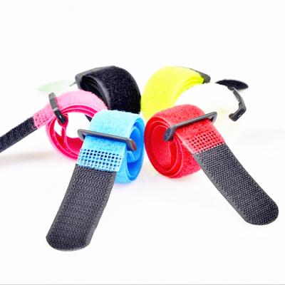 Self Locking ROSH 40mm Length nylon colored Hook And Loop Straps