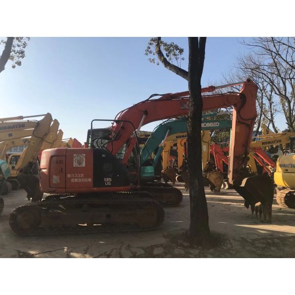ZX135US Second Hand Excavator Good Condition Hitachi Crawler Excavator Original Color