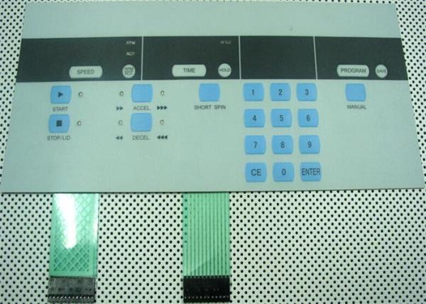 High Sensivity PC Tactile Membrane Switch Panel For Backlight / Medical Equipment
