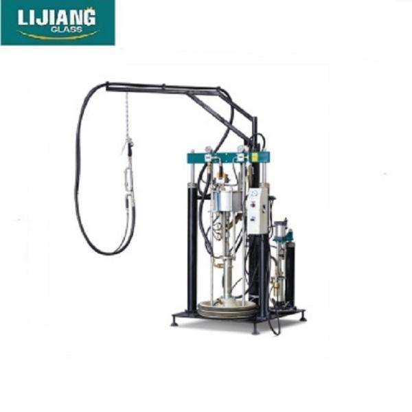 Two Way Double Glazing Glass Machine Glue Coating Equipment Manual Operation