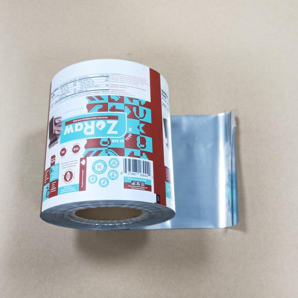 Pet/Al/PE Composite Heat Sealable Packaging Roll Film for Food / Medical / Electronics Custom Size & Printing Support