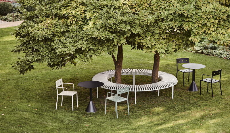 Y Mail Packing Minimalist Garden Set Outdoor Furniture Park Bench Patio Steel Bench