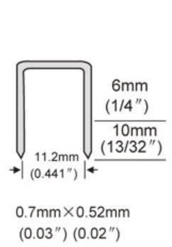 FDY-1010F Semi-automatic 22gauge Fine Crown Air Pneumatic Staple Gun for Upholstery