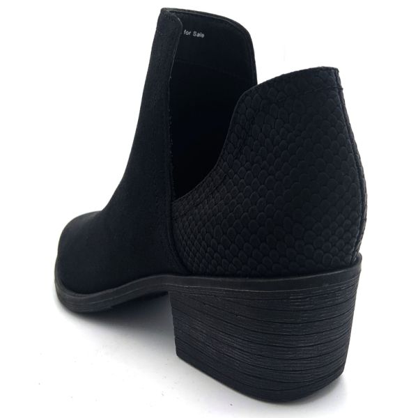 Резиновые женские ботинки с подставкой