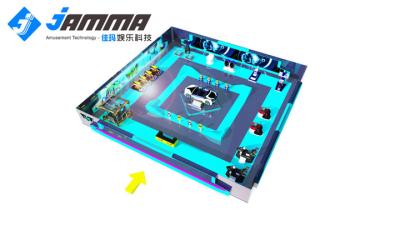 Indoor Optional Size Virtual Entertainment Center , FRP Steel Virtual Reality Gaming Center