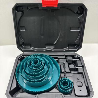 OEM 16PC Carbon Steel Hole Saw Set 38mm 44mm 51mm Hole Saw For Steel Plate