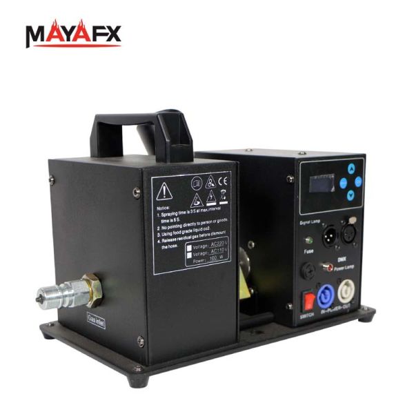 Swing CO2 Jet with 180-Degree Flexible Swing Digital Display and DMX512 Control for Dynamic Air Effects