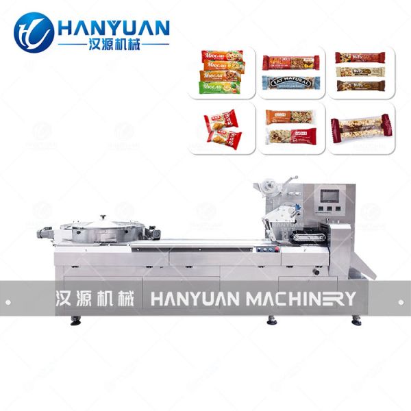 Automatic Oatmeal Chocolate Bar Packaging Machine Candy Bar Packaging Machine