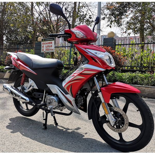 Single Cylinder Street Cub Motorcycle 110cc Front Disc / Rear Drum Brake Type