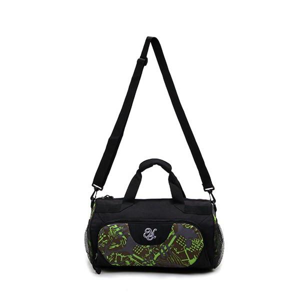 Black Mens Weekend Travel Bag With Removable Shoulder Strap , Gymnastics Bag