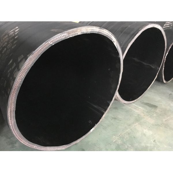 Flexible Rubber Water Suction And Discharge Hose 1-1/4 Inch Impact Resistant